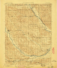 Loup Nebraska Historical topographic map, 1:125000 scale, 30 X 30 Minute, Year 1899