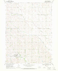 Malmo Nebraska Historical topographic map, 1:24000 scale, 7.5 X 7.5 Minute, Year 1969