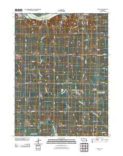 Manley Nebraska Historical topographic map, 1:24000 scale, 7.5 X 7.5 Minute, Year 2011