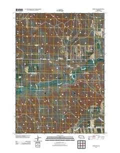 Marsland Nebraska Historical topographic map, 1:24000 scale, 7.5 X 7.5 Minute, Year 2011