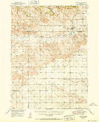 Marsland Nebraska Historical topographic map, 1:62500 scale, 15 X 15 Minute, Year 1951