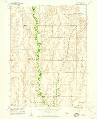 Mascot Nebraska Historical topographic map, 1:24000 scale, 7.5 X 7.5 Minute, Year 1958