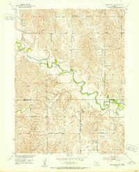Mason City SW Nebraska Historical topographic map, 1:24000 scale, 7.5 X 7.5 Minute, Year 1951