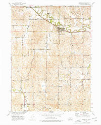Mason City Nebraska Historical topographic map, 1:24000 scale, 7.5 X 7.5 Minute, Year 1951