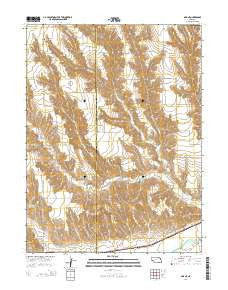 Max NE Nebraska Current topographic map, 1:24000 scale, 7.5 X 7.5 Minute, Year 2014
