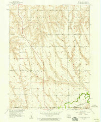McCook SE Nebraska Historical topographic map, 1:24000 scale, 7.5 X 7.5 Minute, Year 1957