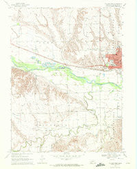 McCook West Nebraska Historical topographic map, 1:24000 scale, 7.5 X 7.5 Minute, Year 1970
