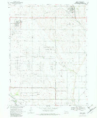 Mead Nebraska Historical topographic map, 1:24000 scale, 7.5 X 7.5 Minute, Year 1969