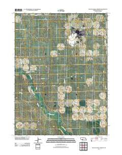 Melton Ranch Airport Nebraska Historical topographic map, 1:24000 scale, 7.5 X 7.5 Minute, Year 2011