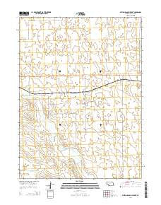Melton Ranch Airport Nebraska Current topographic map, 1:24000 scale, 7.5 X 7.5 Minute, Year 2014