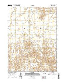 Mignery Ranch Nebraska Current topographic map, 1:24000 scale, 7.5 X 7.5 Minute, Year 2014