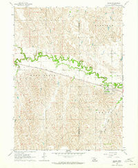 Miller Nebraska Historical topographic map, 1:24000 scale, 7.5 X 7.5 Minute, Year 1962