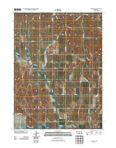 Miller SW Nebraska Historical topographic map, 1:24000 scale, 7.5 X 7.5 Minute, Year 2011