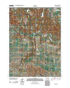 Mills Nebraska Historical topographic map, 1:24000 scale, 7.5 X 7.5 Minute, Year 2011