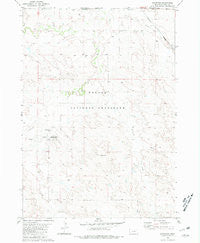 Montrose Nebraska Historical topographic map, 1:24000 scale, 7.5 X 7.5 Minute, Year 1980