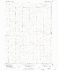 Mud Springs SW Nebraska Historical topographic map, 1:24000 scale, 7.5 X 7.5 Minute, Year 1972