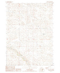 Mullen NW Nebraska Historical topographic map, 1:24000 scale, 7.5 X 7.5 Minute, Year 1987