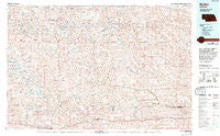 Mullen Nebraska Historical topographic map, 1:100000 scale, 30 X 60 Minute, Year 1985