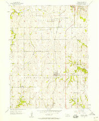 Murray Nebraska Historical topographic map, 1:24000 scale, 7.5 X 7.5 Minute, Year 1956