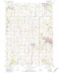 Murray Nebraska Historical topographic map, 1:24000 scale, 7.5 X 7.5 Minute, Year 1956