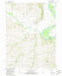 Nemaha Nebraska Historical topographic map, 1:24000 scale, 7.5 X 7.5 Minute, Year 1966