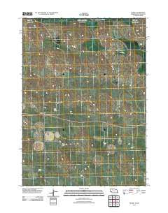 Nenzel Nebraska Historical topographic map, 1:24000 scale, 7.5 X 7.5 Minute, Year 2011