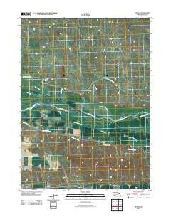 Nevens Nebraska Historical topographic map, 1:24000 scale, 7.5 X 7.5 Minute, Year 2011