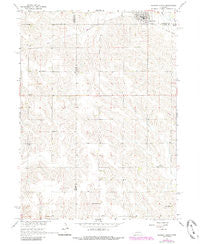 Newman Grove Nebraska Historical topographic map, 1:24000 scale, 7.5 X 7.5 Minute, Year 1966