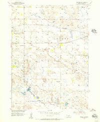 Newport SW Nebraska Historical topographic map, 1:24000 scale, 7.5 X 7.5 Minute, Year 1954