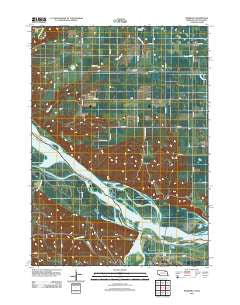 Niobrara Nebraska Historical topographic map, 1:24000 scale, 7.5 X 7.5 Minute, Year 2011