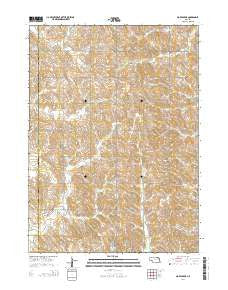 Norfolk NE Nebraska Current topographic map, 1:24000 scale, 7.5 X 7.5 Minute, Year 2014
