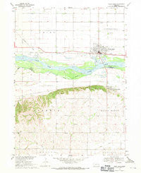 North Bend Nebraska Historical topographic map, 1:24000 scale, 7.5 X 7.5 Minute, Year 1968