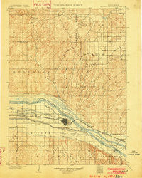 North Platte Nebraska Historical topographic map, 1:125000 scale, 30 X 30 Minute, Year 1902