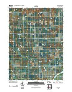 Nysted Nebraska Historical topographic map, 1:24000 scale, 7.5 X 7.5 Minute, Year 2011