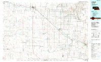 O'Neill Nebraska Historical topographic map, 1:100000 scale, 30 X 60 Minute, Year 1985