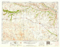 O'Neill Nebraska Historical topographic map, 1:250000 scale, 1 X 2 Degree, Year 1959