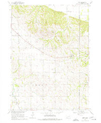 Obert Nebraska Historical topographic map, 1:24000 scale, 7.5 X 7.5 Minute, Year 1968
