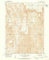 Oconto SW Nebraska Historical topographic map, 1:24000 scale, 7.5 X 7.5 Minute, Year 1951