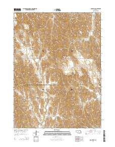 Oconto SE Nebraska Current topographic map, 1:24000 scale, 7.5 X 7.5 Minute, Year 2014