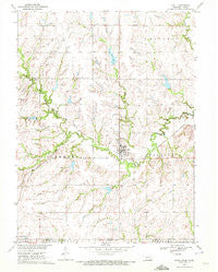 Odell Nebraska Historical topographic map, 1:24000 scale, 7.5 X 7.5 Minute, Year 1970