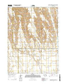 Odencranze Table South Nebraska Current topographic map, 1:24000 scale, 7.5 X 7.5 Minute, Year 2014
