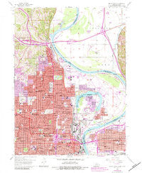 Omaha North Nebraska Historical topographic map, 1:24000 scale, 7.5 X 7.5 Minute, Year 1956