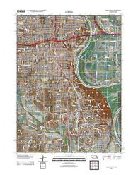 Omaha South Nebraska Historical topographic map, 1:24000 scale, 7.5 X 7.5 Minute, Year 2011