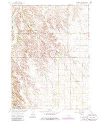 Orchard NE Nebraska Historical topographic map, 1:24000 scale, 7.5 X 7.5 Minute, Year 1963