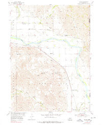 Ord SE Nebraska Historical topographic map, 1:24000 scale, 7.5 X 7.5 Minute, Year 1954