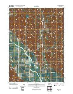 Ord NW Nebraska Historical topographic map, 1:24000 scale, 7.5 X 7.5 Minute, Year 2011
