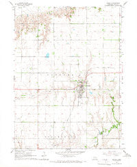 Osceola Nebraska Historical topographic map, 1:24000 scale, 7.5 X 7.5 Minute, Year 1965