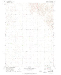 Oshkosh SW Nebraska Historical topographic map, 1:24000 scale, 7.5 X 7.5 Minute, Year 1971