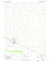 Oshkosh Nebraska Historical topographic map, 1:24000 scale, 7.5 X 7.5 Minute, Year 1971