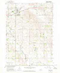 Osmond Nebraska Historical topographic map, 1:24000 scale, 7.5 X 7.5 Minute, Year 1963